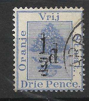 ORANGE FREE STATE 1896  1/2 Overprints with Double Overprints