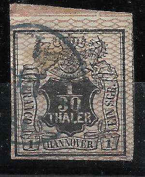OLD GERMANY HANOVER Three Stamps                                               £300