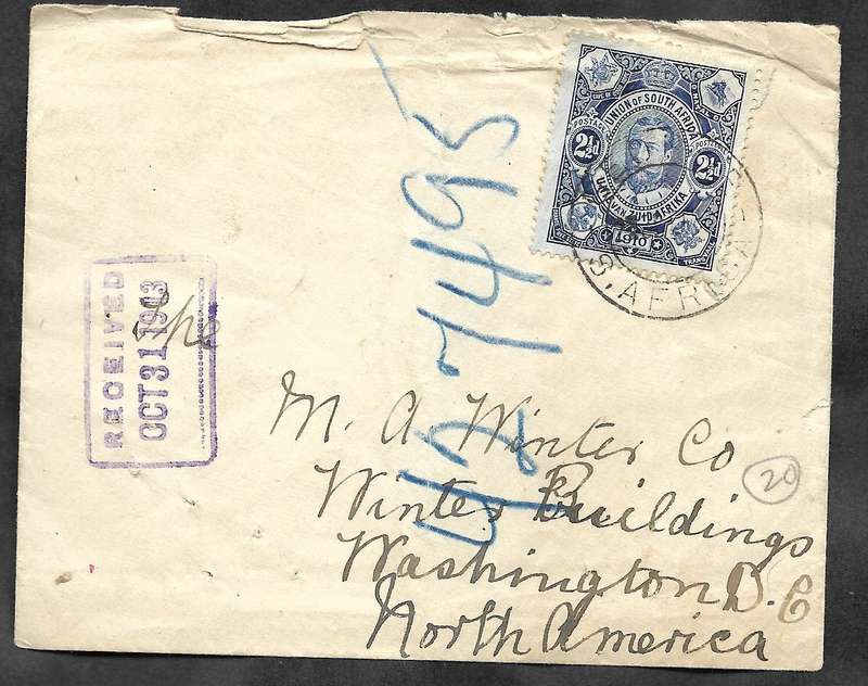 UNION SACC 1 ON COVER -RARE FIND