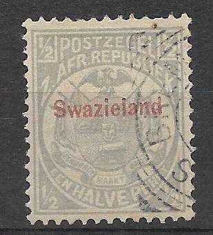 SWAZILAND TRANSVAAL OVERPRINTED "SWAZIELAND" C/V R2500-00