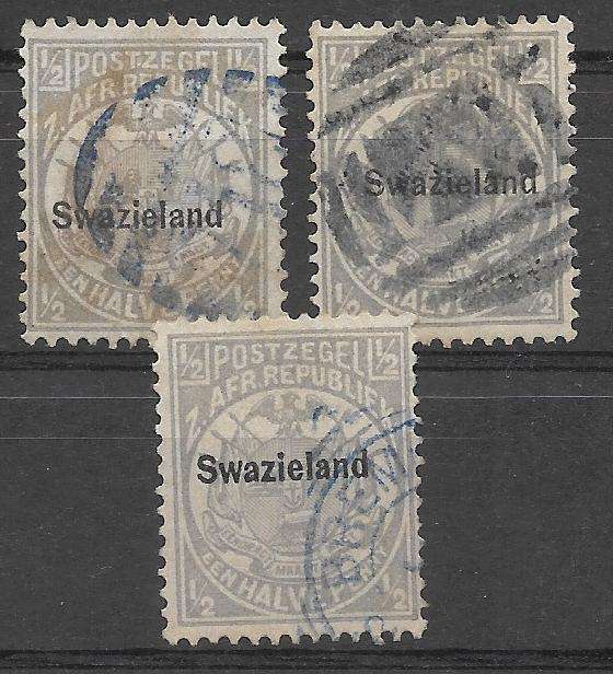 SWAZILAND TRANSVAAL OVERPRINTED "SWAZIELAND" C/V R2500-00
