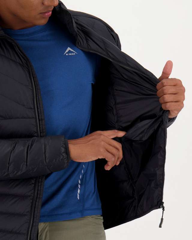 K-Way Men's Doug Down Jacket BLACK (SIZE - 3XL)