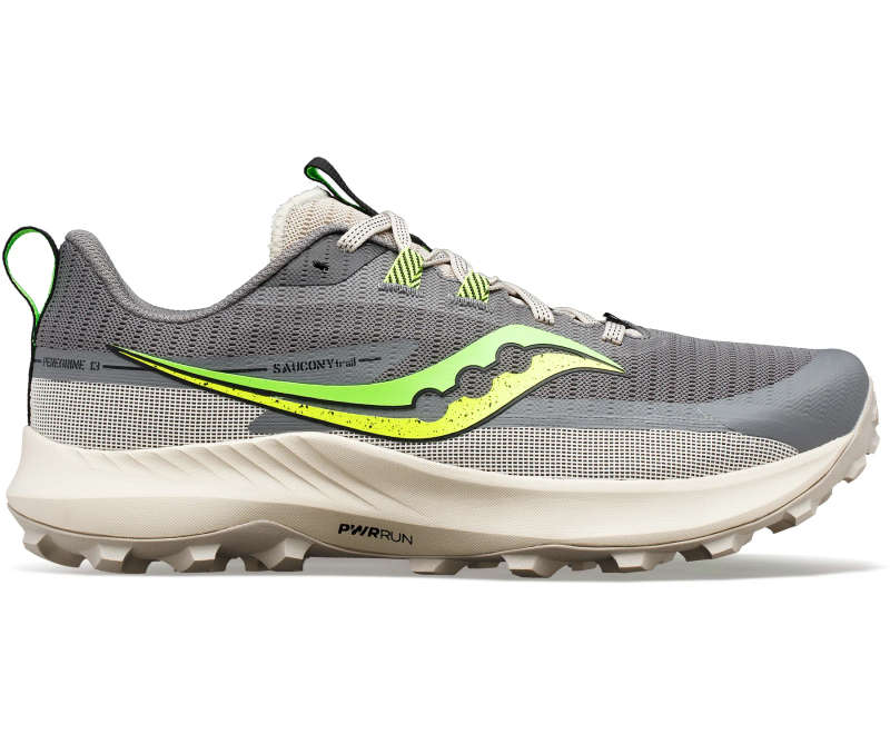 100% Original Saucony Peregrine GREY shoes (USA - 9) (UK-8)