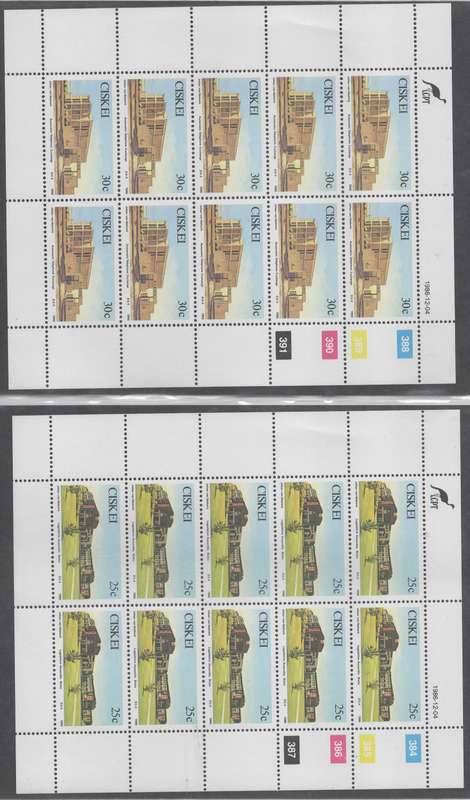 SELECTION OF MINI SHEETS AFRICA AS PER SCANS