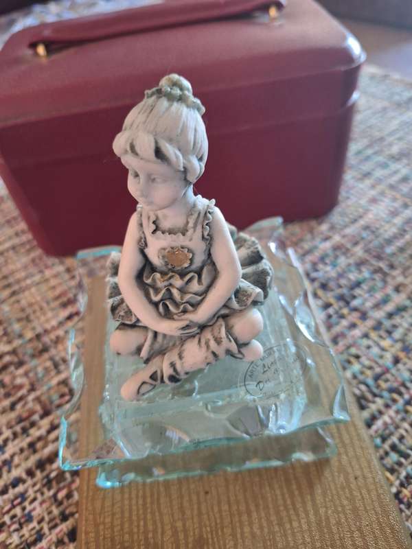 MURANO GLASS BALLERINA TRINKET HOLDER