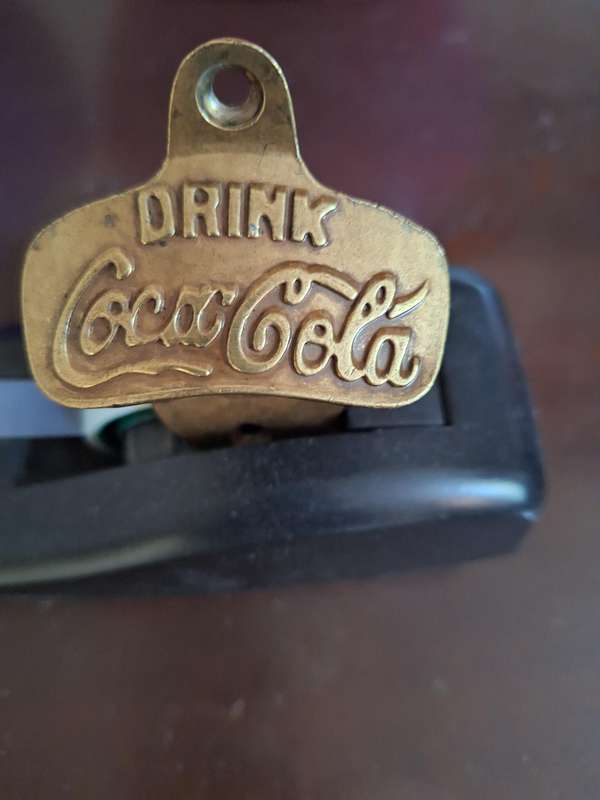 DRINK COCA COLA TURN OPENER BRASS COLOUR