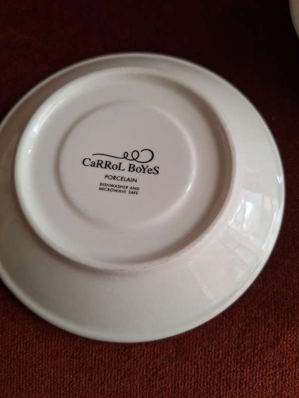 CARROL BOYES ESPRESSO SET OF 2 CUPS AND SAUCER