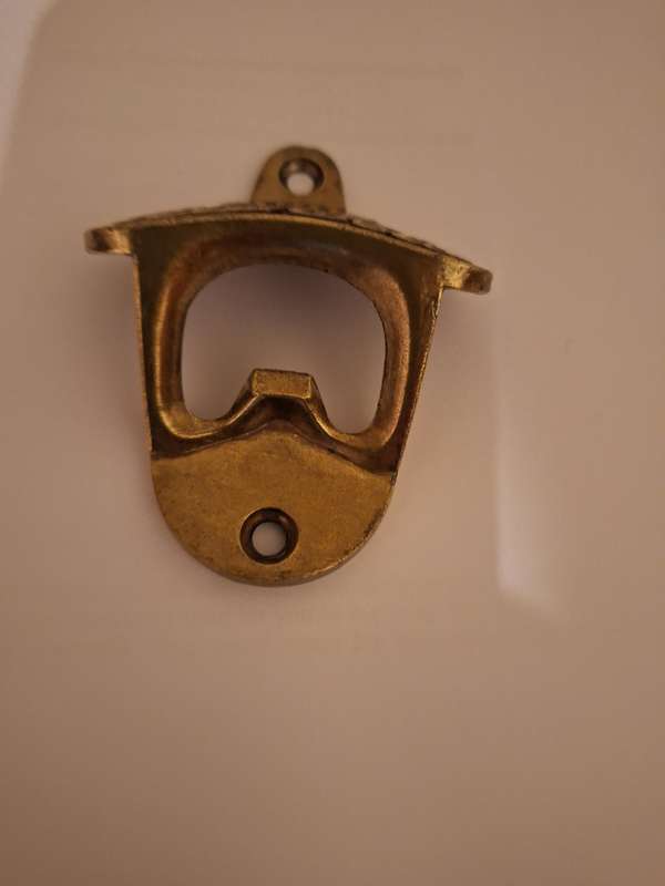 BRASS COLOUR DRINK COCA COLA BOTTLE OPENER