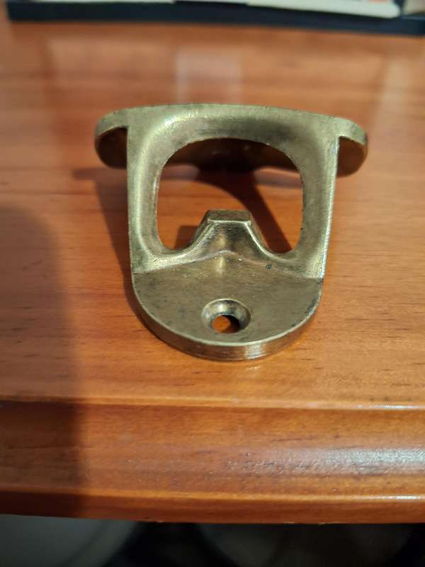 DRINK COCA COLA TURN OPENER BRASS