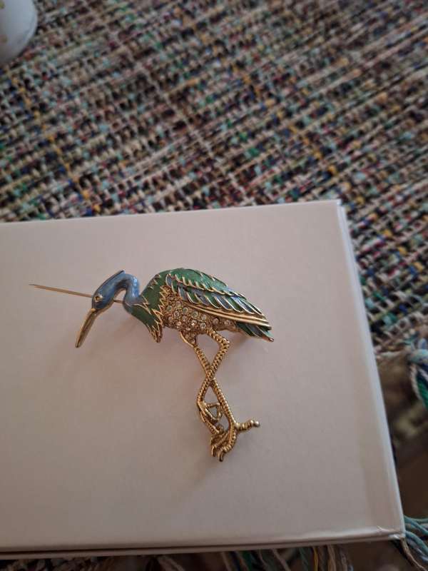 3 BIRD BROOCHES