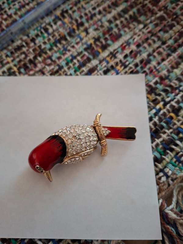 3 BIRD BROOCHES