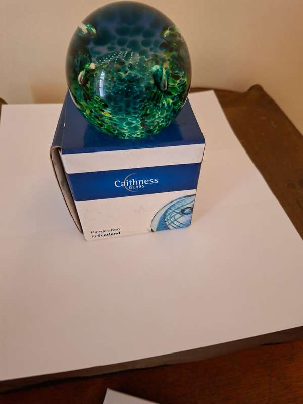 CAITHNESS GLASS PAPER WEIGHT
