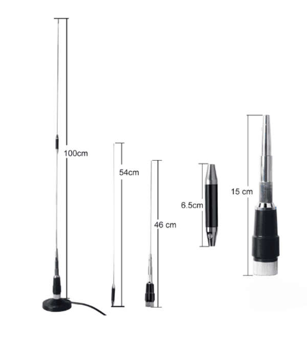 QYT KT-8900 VHF/UHF mobile radio with Antenna