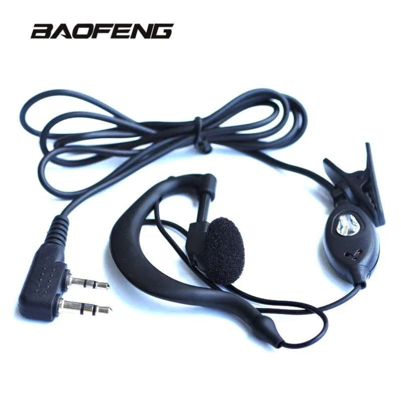 Earpiece Headset for 2 way radio (K Plug)