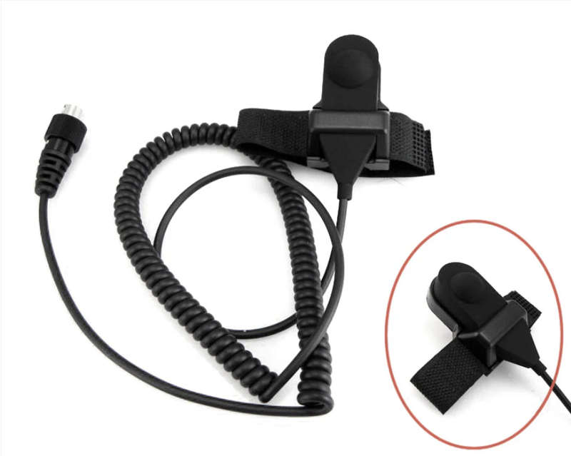 Helmet Kit Full Face Motorcycle Headset Earpiece Mic for 2 way radio/walkie talkie(2 Pin K-plug)