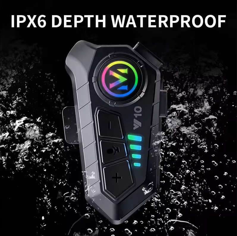 1000mAh Motorcycle Helmet Headset Voice Contro Wireless Hands-on Talking Headset Handsfree Call