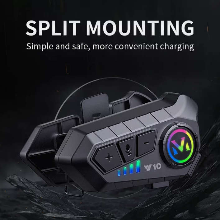 1000mAh Motorcycle Helmet Headset Voice Contro Wireless Hands-on Talking Headset Handsfree Call