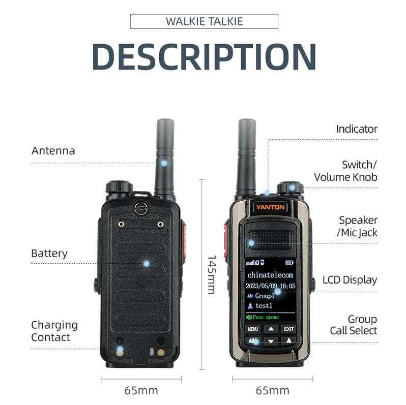 PTT SIM CARD RADIO(Yanton TX-9)