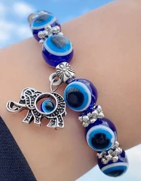 Lucky Evil's Eye Charm Beads Bracelet Protection Jewelry Good Luck Gift