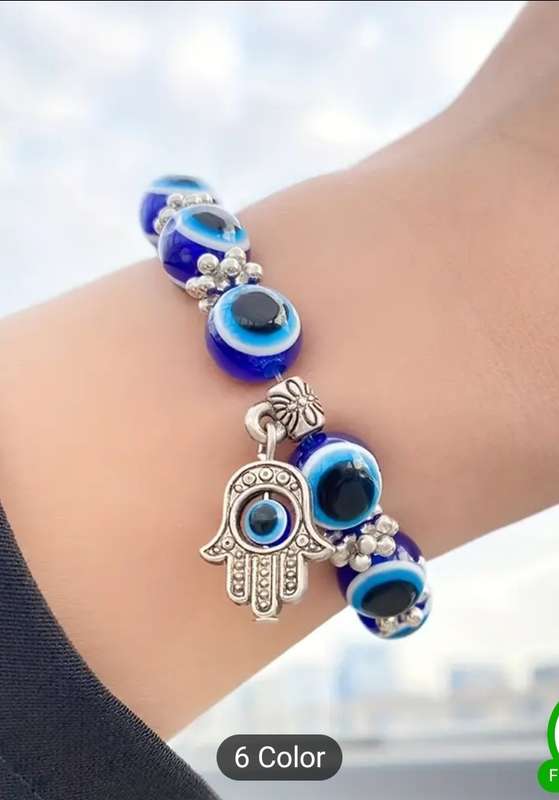 Lucky Evil's Eye Charm Beads Bracelet Protection Jewelry Good Luck Gift