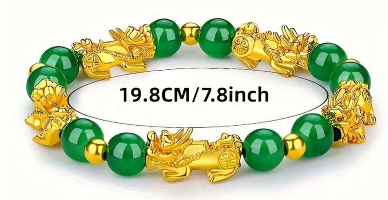 Lucky Charm Bracelet with Exquisite Animal Design - Glass Beaded, Perfect for Wealth & Peace Attract