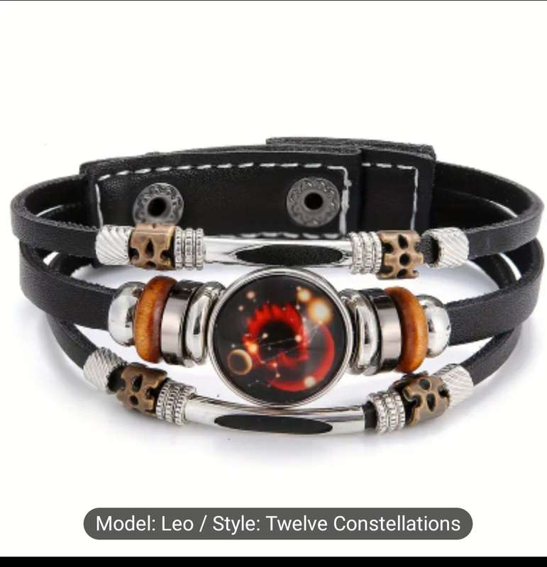12 Zodiac Signs Constellation Charm Bracelet