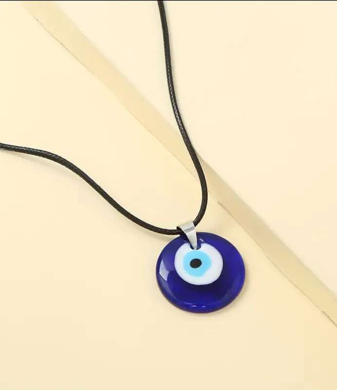 1 Demon Eye Round Pendant Necklace