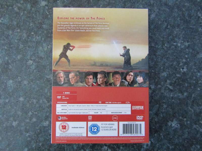 Star Wars: The Last Jedi (DVD)