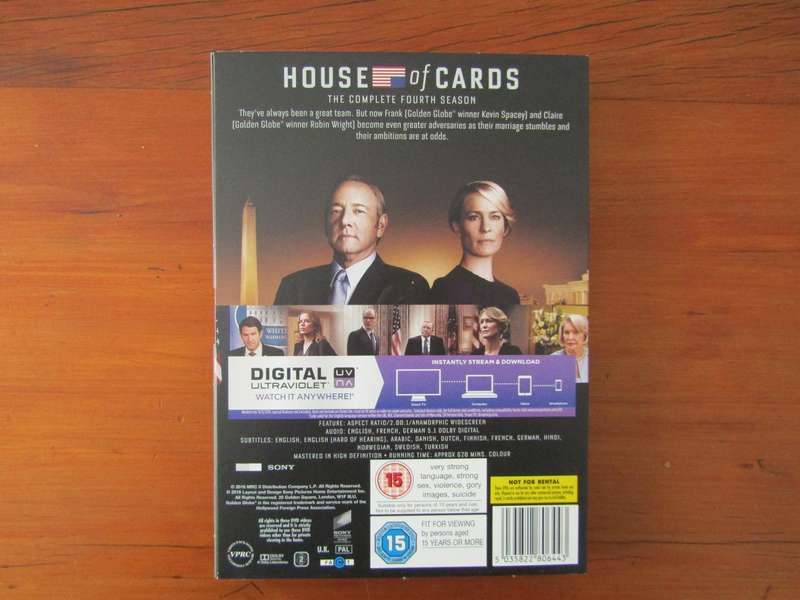 House of Cards: The Complete Fourth Season (DVD)