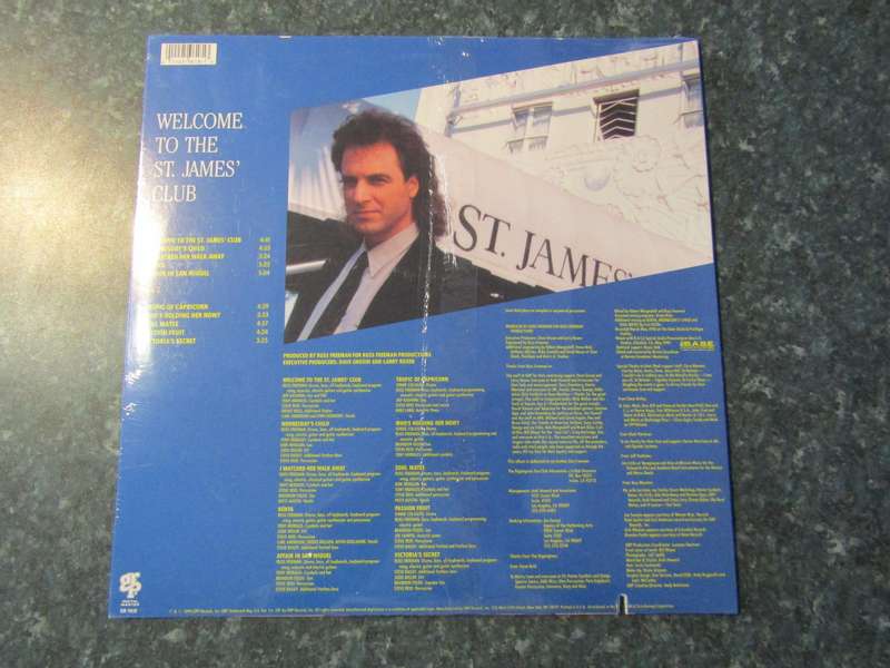 The Rippingtons Featuring Russ Freeman  Welcome To The St. James' Club (Vinyl LP)