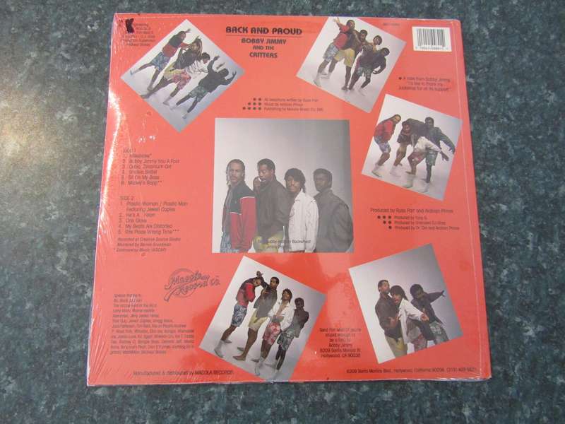 Bobby Jimmy And The Critters  Back And Proud (Vinyl LP)