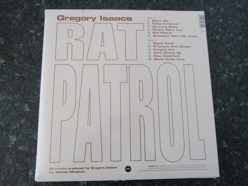 Gregory Isaacs - Rat Patrol (Vinyl LP)