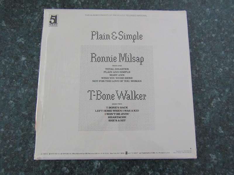 Ronnie Milsap / T-Bone Walker  Plain & Simple (Vinyl LP)