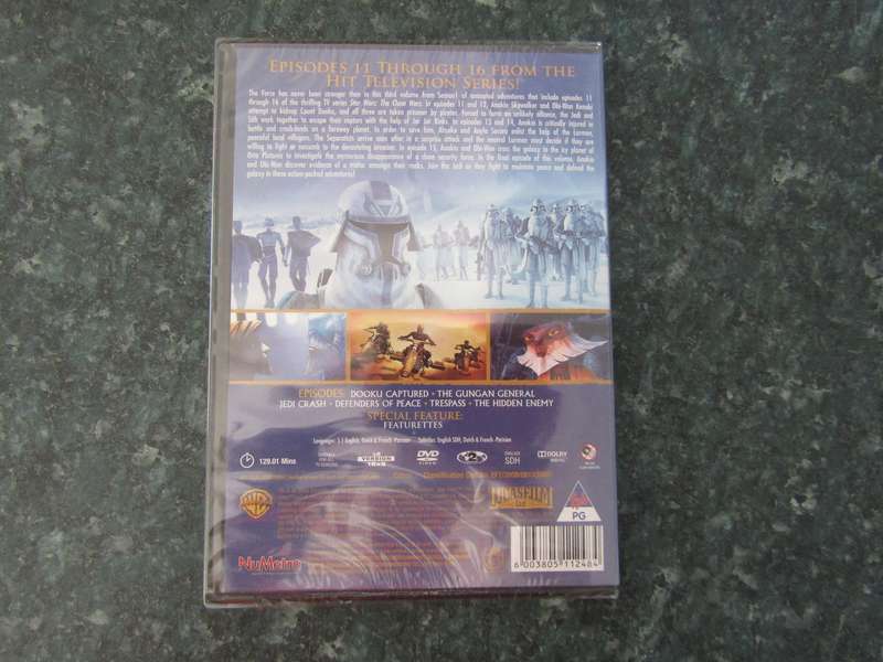 Star Wars The Clone Wars Season 1 Volume 3 (DVD)
