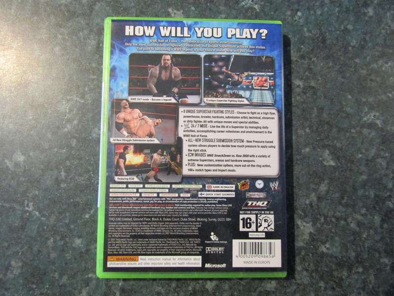 WWE Smackdown Vs Raw 2008 (Xbox360)