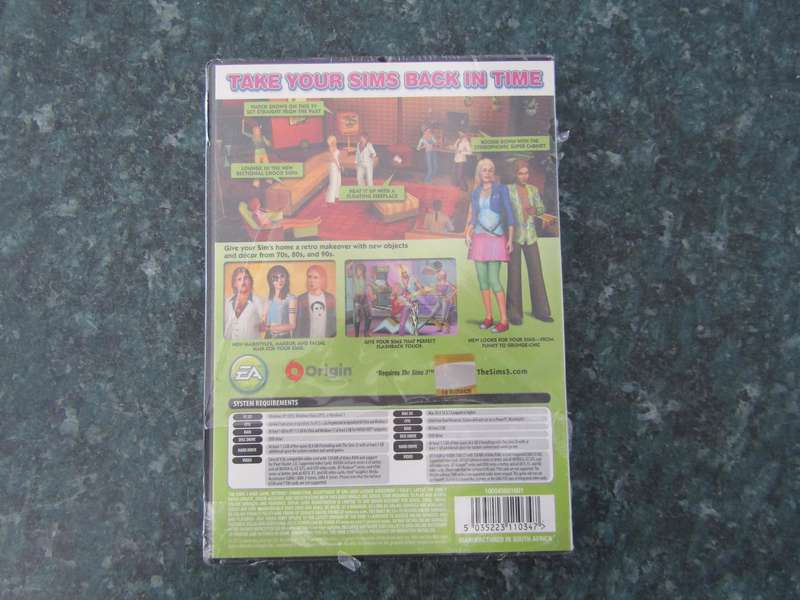 Sims 3 - 70s, 80s and 90s Stuff Expansion Pack (PC DVD - Rom)