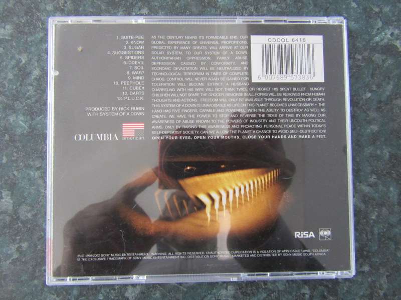 System Of A Down  System Of A Down (CD)