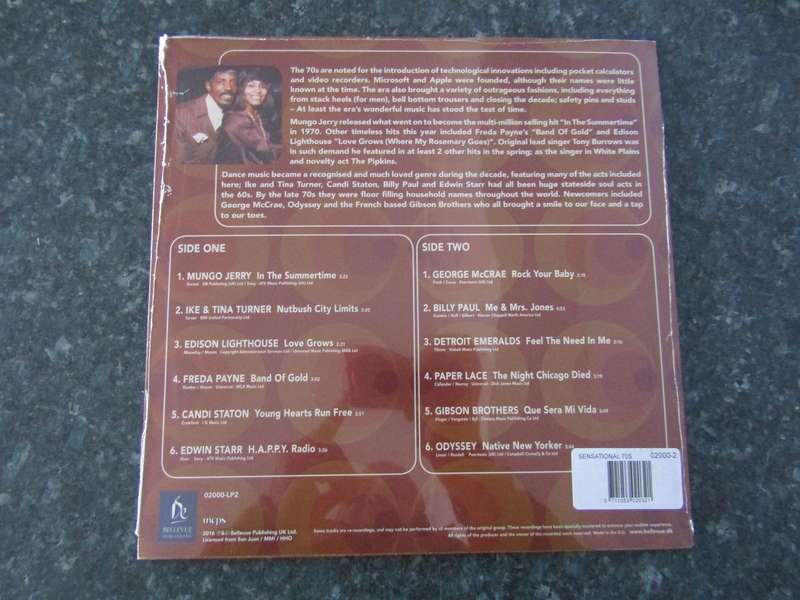 Various  Sensational 70's (Vinyl  LP)