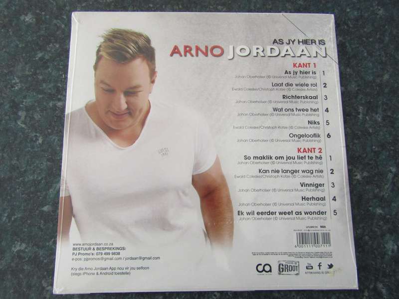 Arno Jordaan  As Jy Hier Is (Vinyl LP)