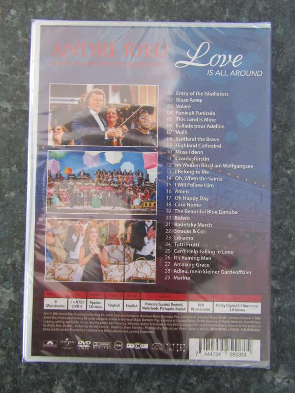 André Rieu  Love Is All Around (DVD)