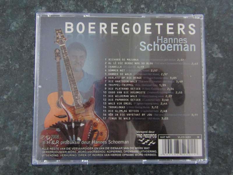 Hannes Schoeman - Boeregoeters (CD)