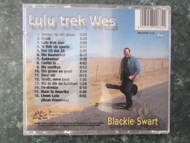 Blackie Swart - Lulu Trek Wes (CD)