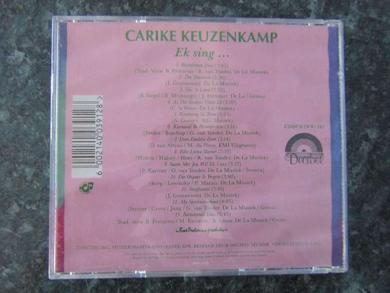 Carike Keuzenkamp - Ek Sing... (CD)