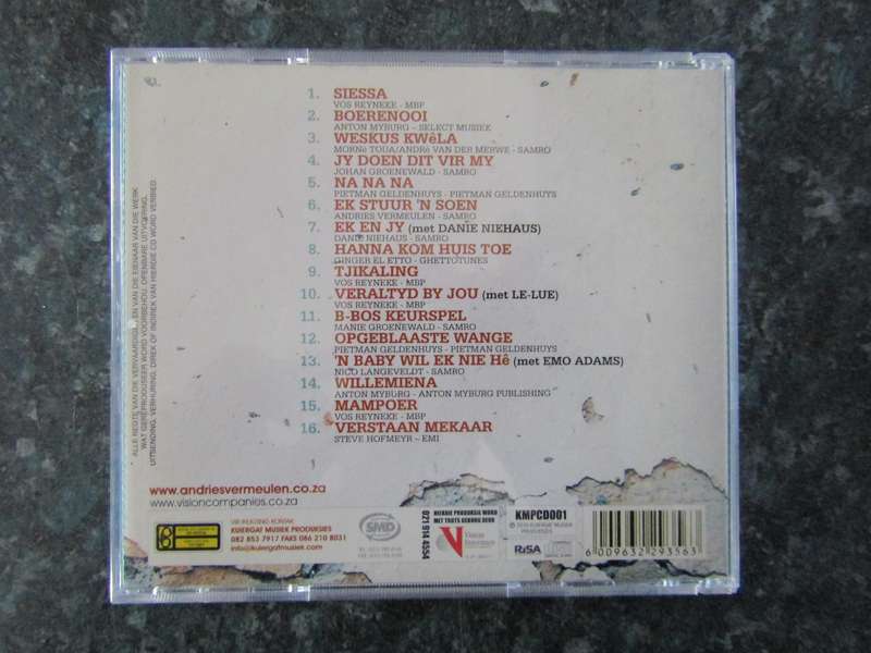 Andries Vermeulen - Weskus Kwela (CD)