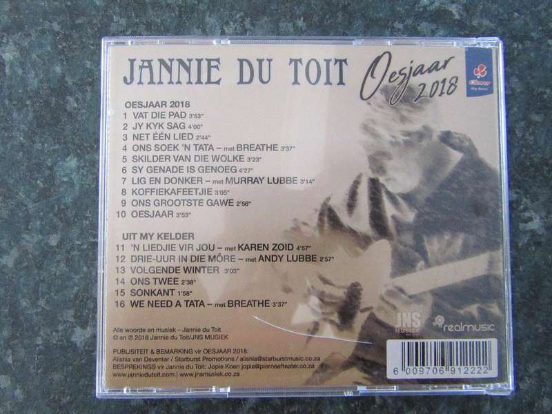 Jannie Du Toit - Oesjaar 2018 (CD)