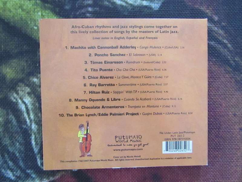 Various - Putumayo Presents:  Latin Jazz (CD)