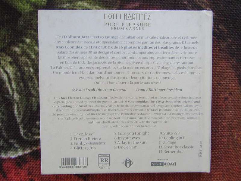Max Leonidas  Hotel Martinez (CD)