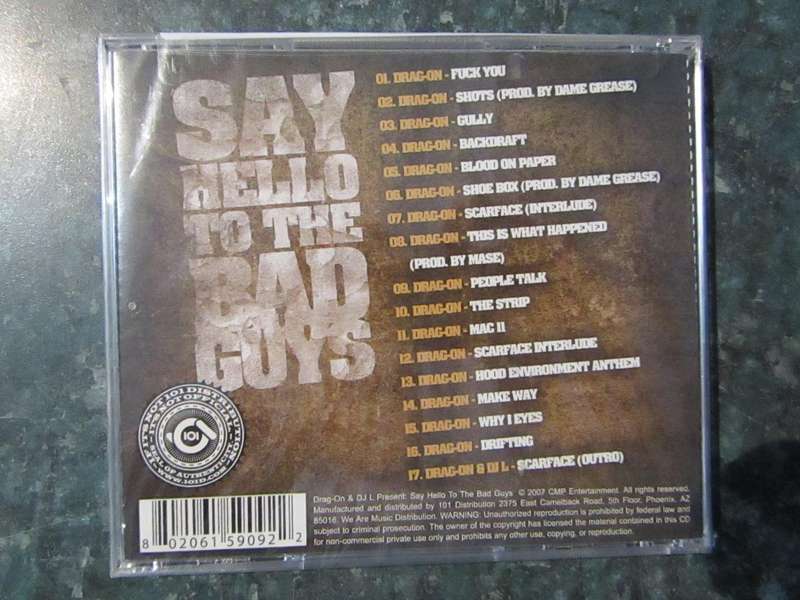 Drag-On - Say Hello To The Bad Guys (CD)