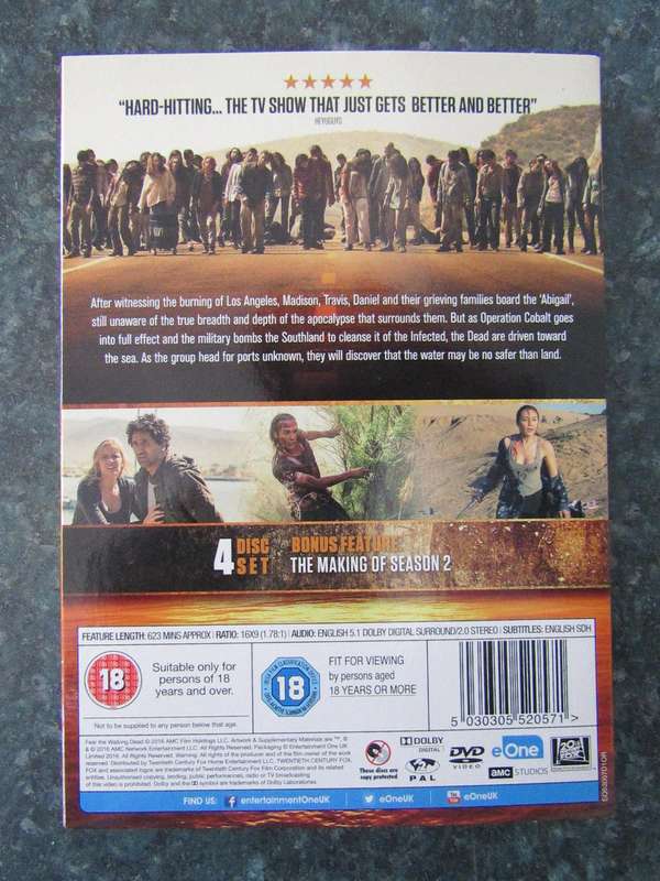 Fear the Walking Dead: The Complete Second Season (4 DVD)