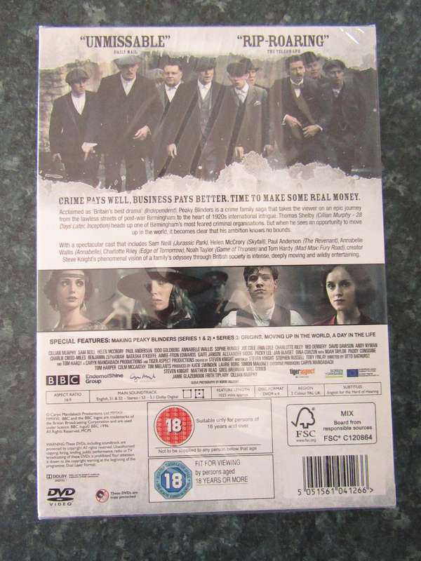 Peaky Blinders: The Complete Series 1-3 (6 DVD)